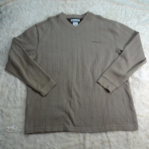 Columbia Outdoor Tan L/S Pullover XXL - Picture 1 of 6